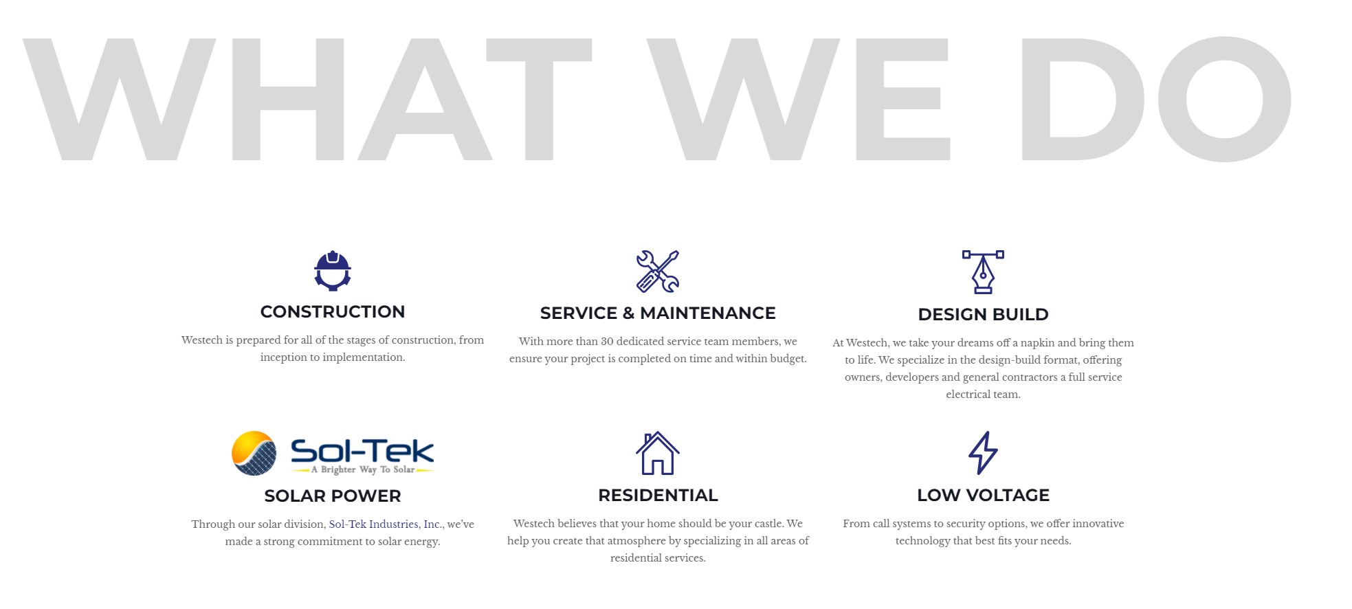 About Westech Systems LLC